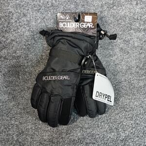 Boulder Gear Snowboard Gloves Women Small Waterproof Black Drypel Winter